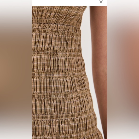 Wayf smock midi dress - Picture 4 of 9